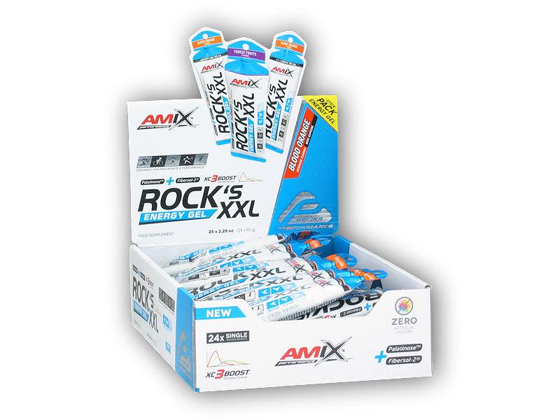 Amix Performance Series 24x Rocks Energy Gel XXL with caffeine 65g