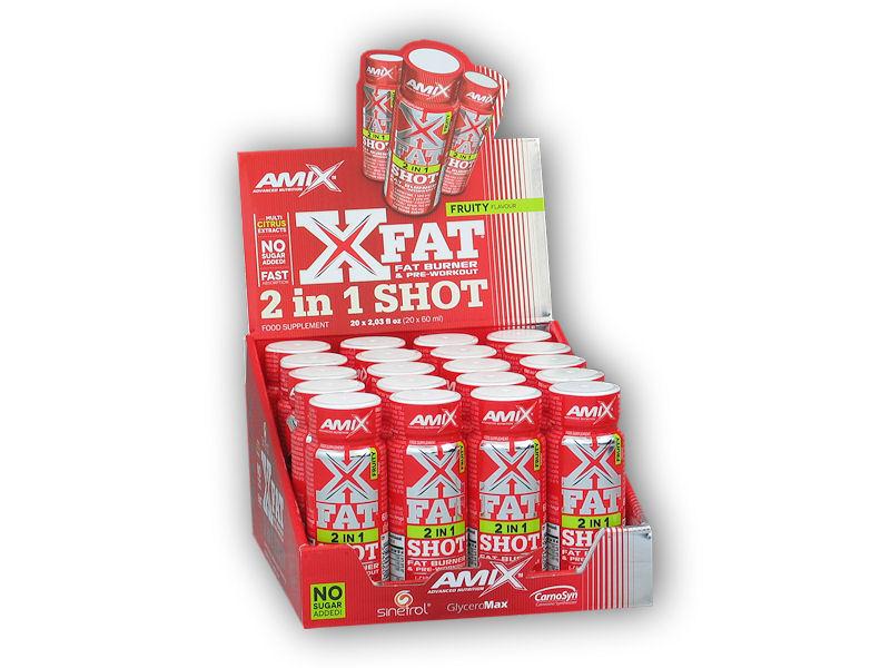 Levně Amix X-Fat 2 in 1 Shot Box 20x60ml - Fruity