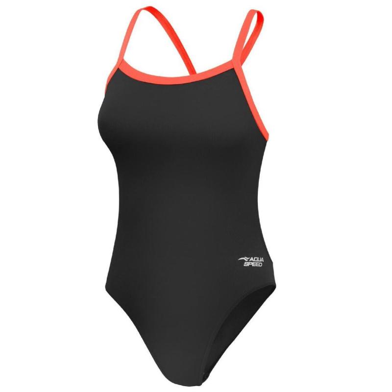 Aqua-Speed Ana dámské plavky černá-oranžová