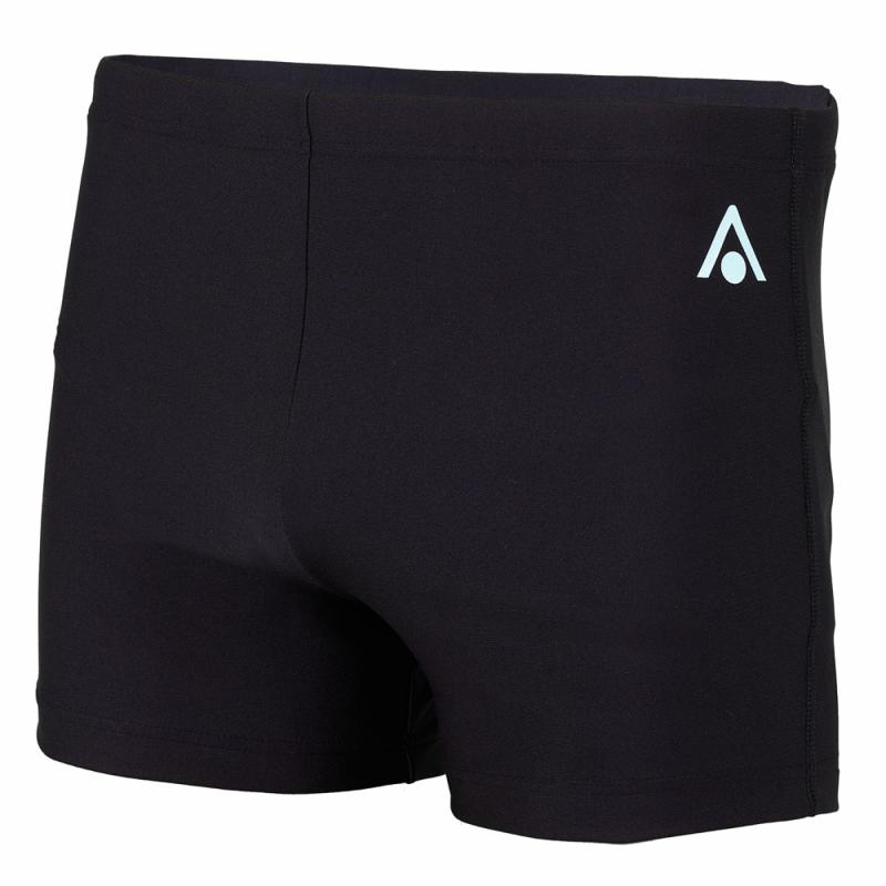 Aqua Sphere Pánske plavky ESSENTIAL BOXER čierna/sv. modrá