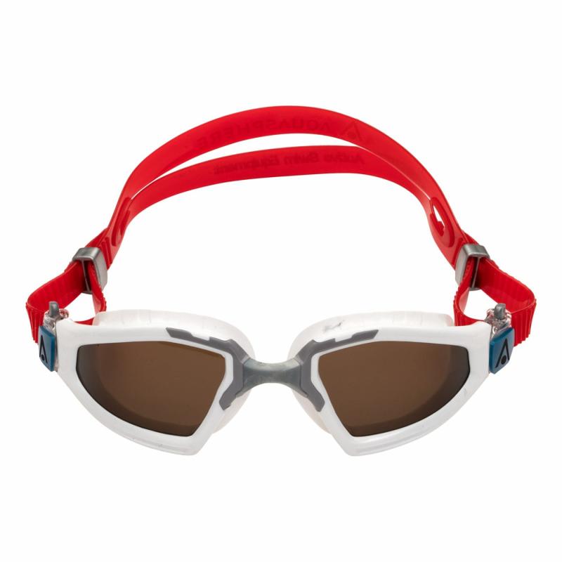 Aqua Sphere Plavecké okuliare KAYENNE PRO polarizačné sklá hnedá/biela/sivá