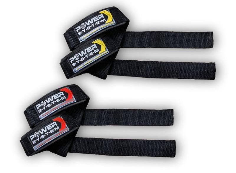 Levně Power System trhačky POWER STRAPS 3400 - Black red