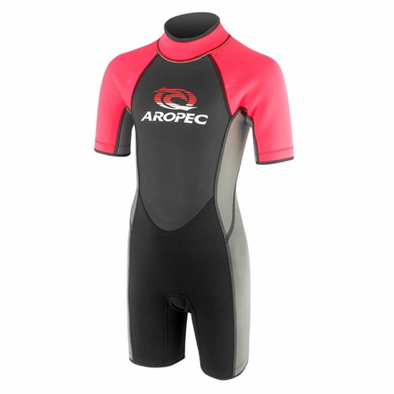 Aropec Detský neoprénový short RAINBOW KID 2,5 mm IBA 16 (160 cm) ružová (VÝPREDAJ)
