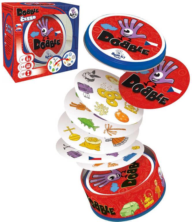 Asmodee Hra postřehová Dobble Česko plechová krabička (společenská hra)
