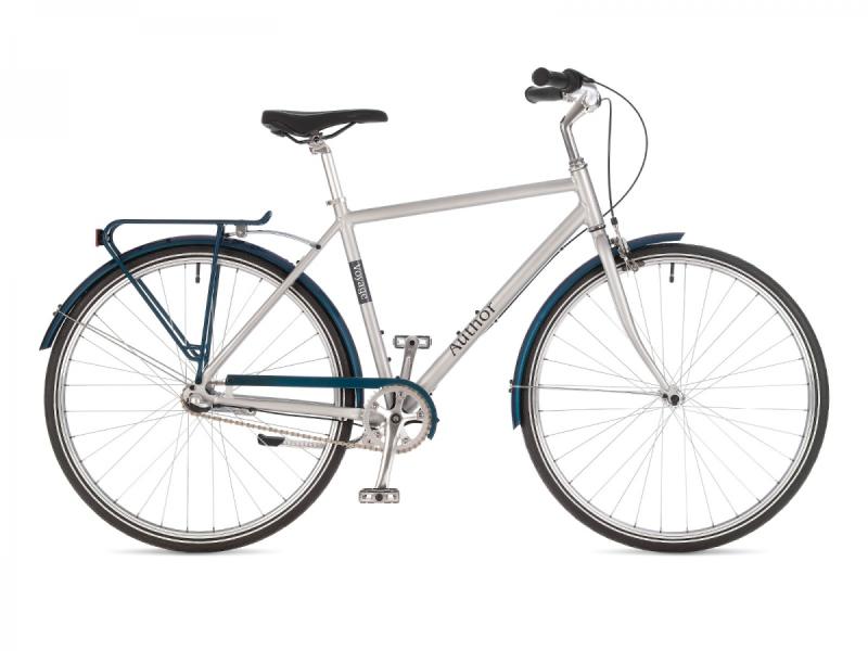 Author Voyage strieborná/modrá touring bicykel + zľava 500,- na príslušenstvo