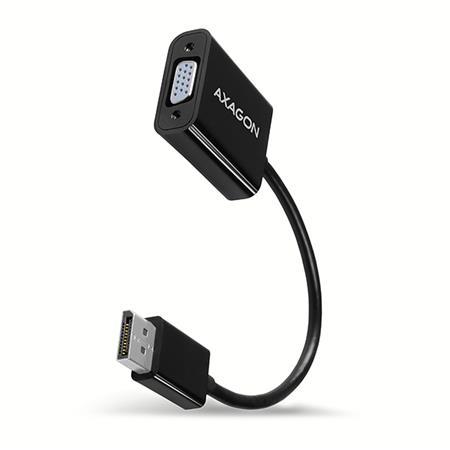 AXAGON RVD-VGN, DisplayPort - VGA AKTIVNÍ redukce / adaptér, FullHD, 1920*1200