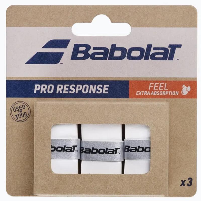 Babolat Pro Response X3 overgrip omotávka hrúbka 0,45 mm biela