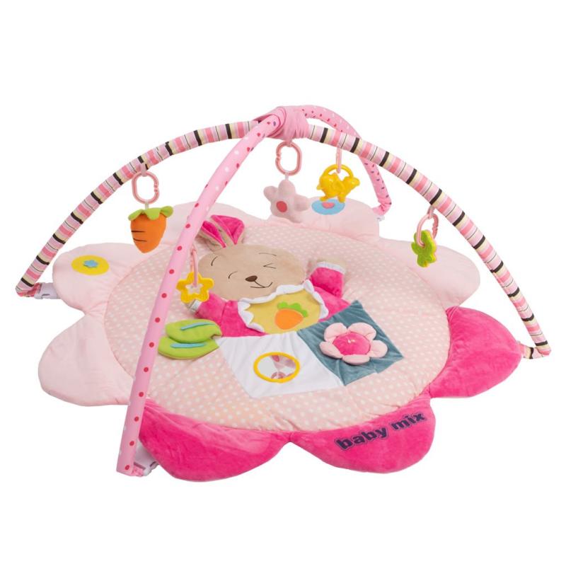BABY MIX Hrací deka Králíček