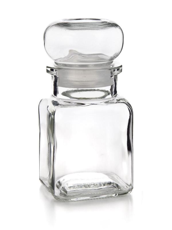 Kořenka 150ml hran.s uzávěrem skl. 150/2
