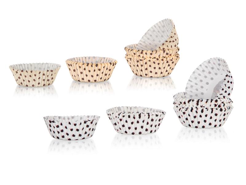 BANQUET Košíček cukrářský 6x4,1cm papírový (100ks) DOTS mix