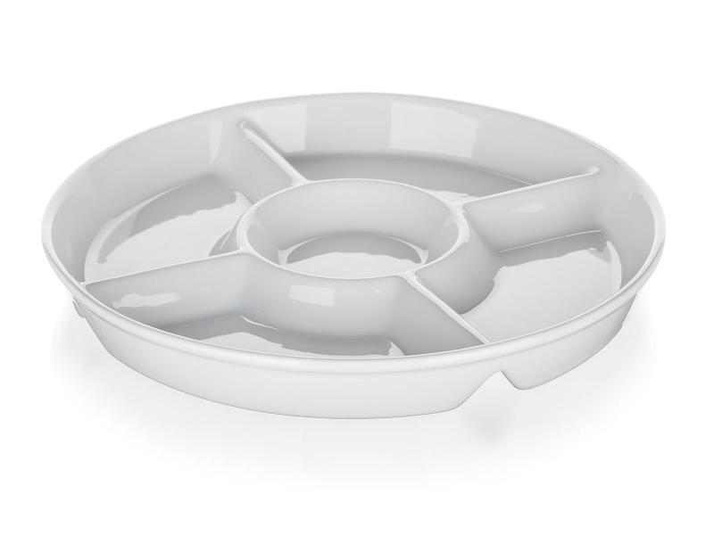 BANQUET Miska dělená pr.30cm porcelán BIANCA