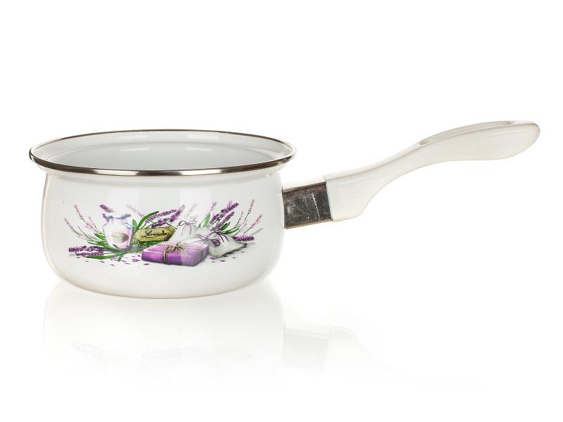Banquet Rendlík LAVENDER 14cm 0,65l s poklicí, dlouhá rukojeť