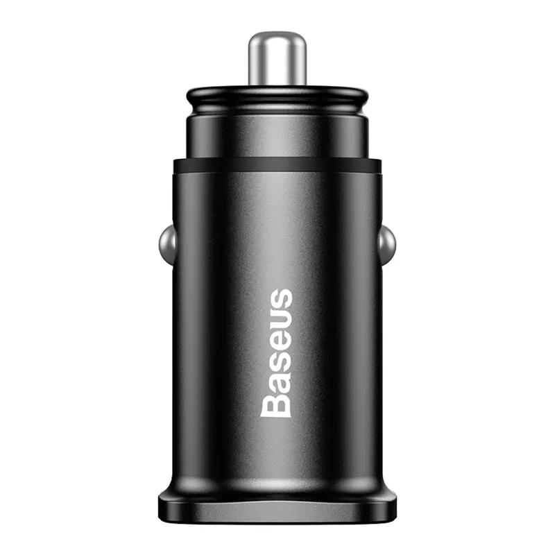 Baseus Square Car Charger 2xUSB QC3.0 5A 30W - černá