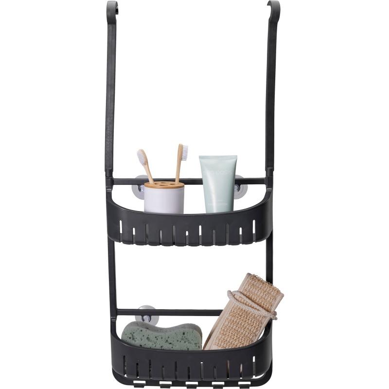Bathroom Solutions Regál koupelnový závěsný s přísavkami béžový