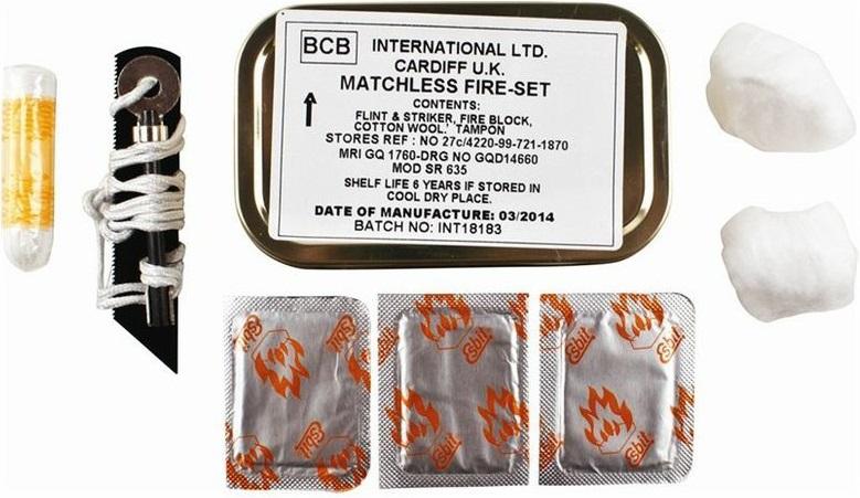 BCB Adventure podpalovací sada Matchless Fire Set MOD