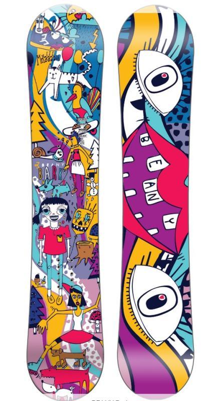 Beany Bark detský snowboard LEN 90 cm (VÝPREDAJ)