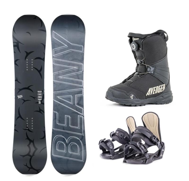 Beany Dust juniorsky snowboard + Beany Junior viazanie + Beany Avenger BS topánky