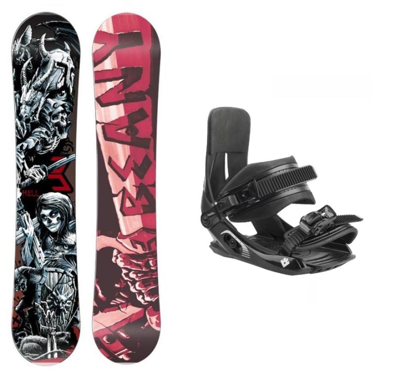 Beany Hell juniorský snowboard + Hatchey Tactic vázání