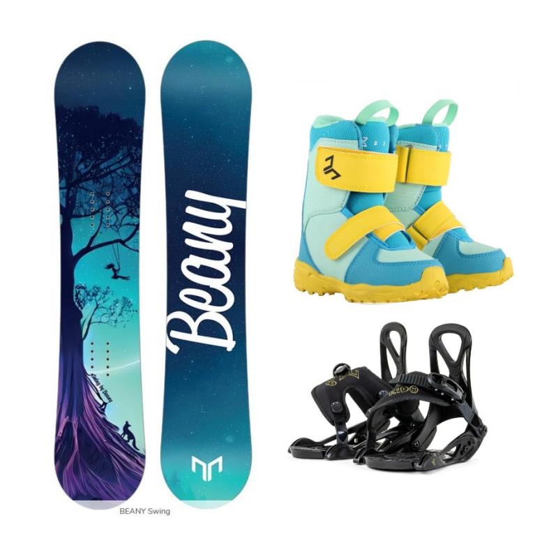 Beany Swing detský snowboard + Beany Kido viazanie + Beany Joker topánky