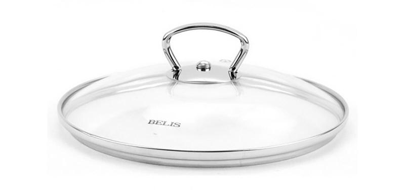 BELIS Poklice sklo 16cm s nerez úchytem