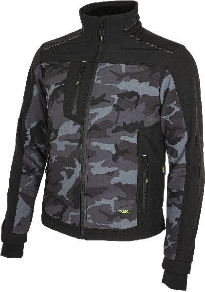 Levně Bennon CAMOS Jacket black/grey - 3XL 64-66