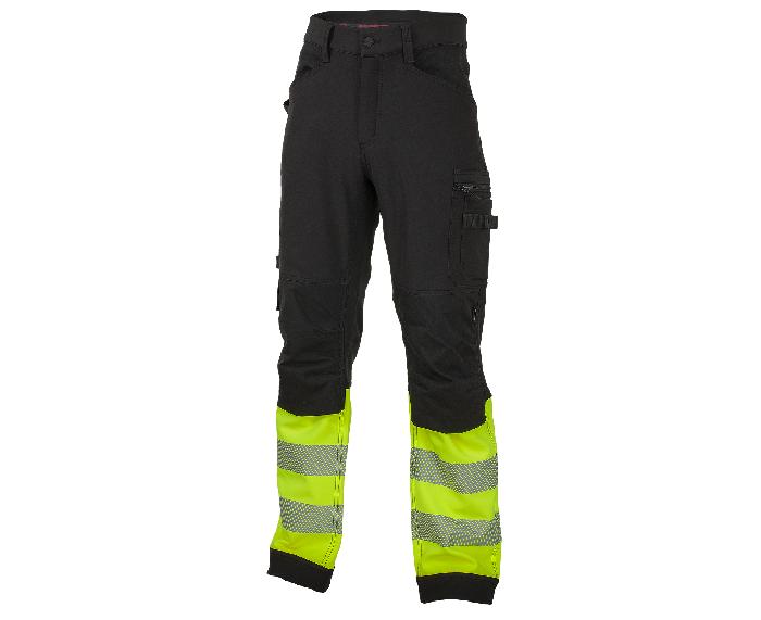 Bennon REFLECTOS Trousers black/yellow