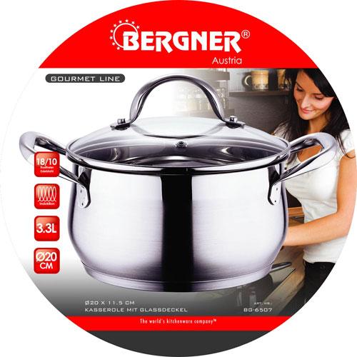 Bergner Hrnec nerez 3,3 l Gourmet