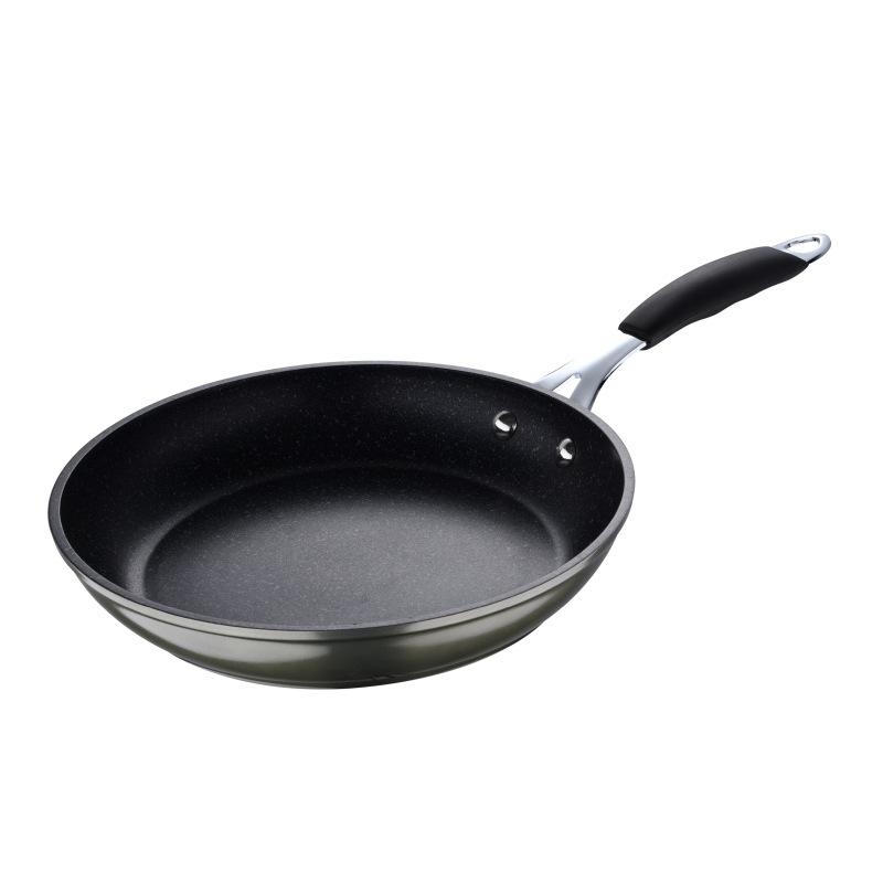 Bergner Pánev s nepřilnavým povrchem MIDNIGHT 24 cm zelená