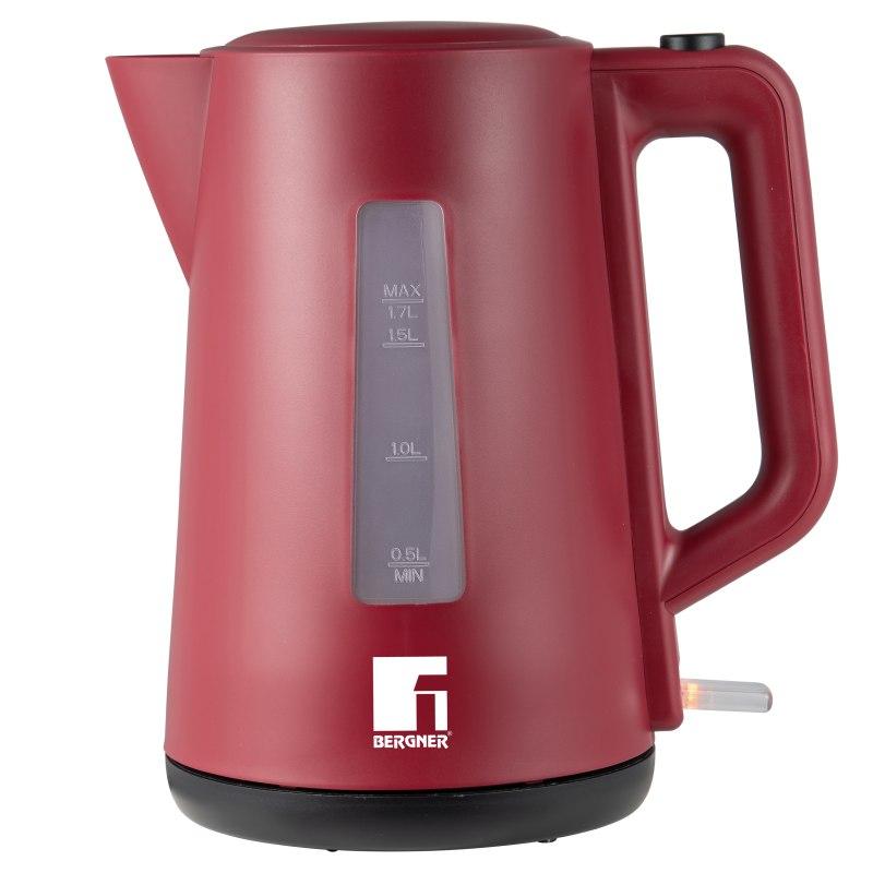 Bergner Rychlovarná konvice 1,7 l 2200W MAROON