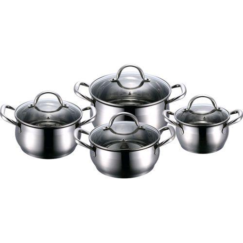 Bergner Sada nádobí nerez 8 ks Gourmet
