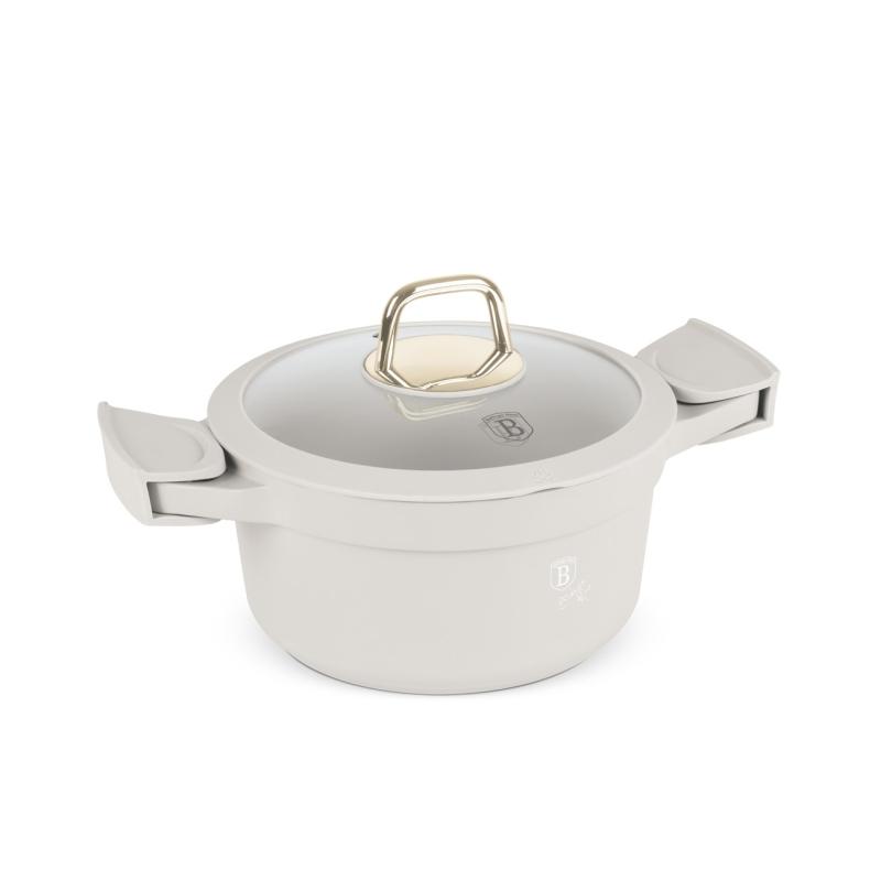 Berlingerhaus Kastrol s poklicí s titanovým povrchem 20 cm Sahara Collection