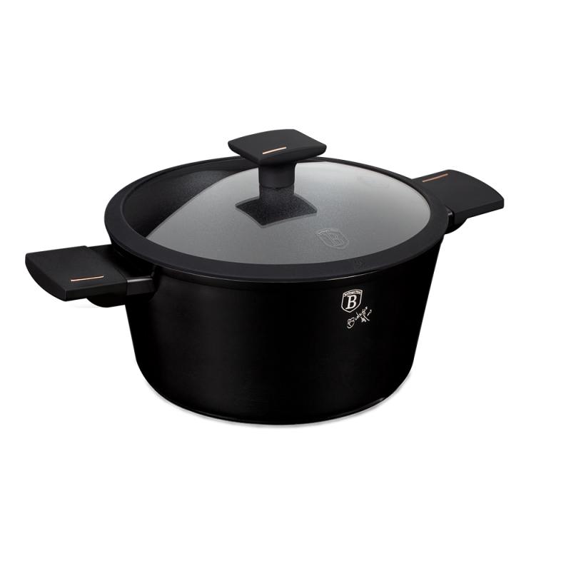 Berlingerhaus Kastrol s poklicí s titanovým povrchem 24 cm Monaco Collection