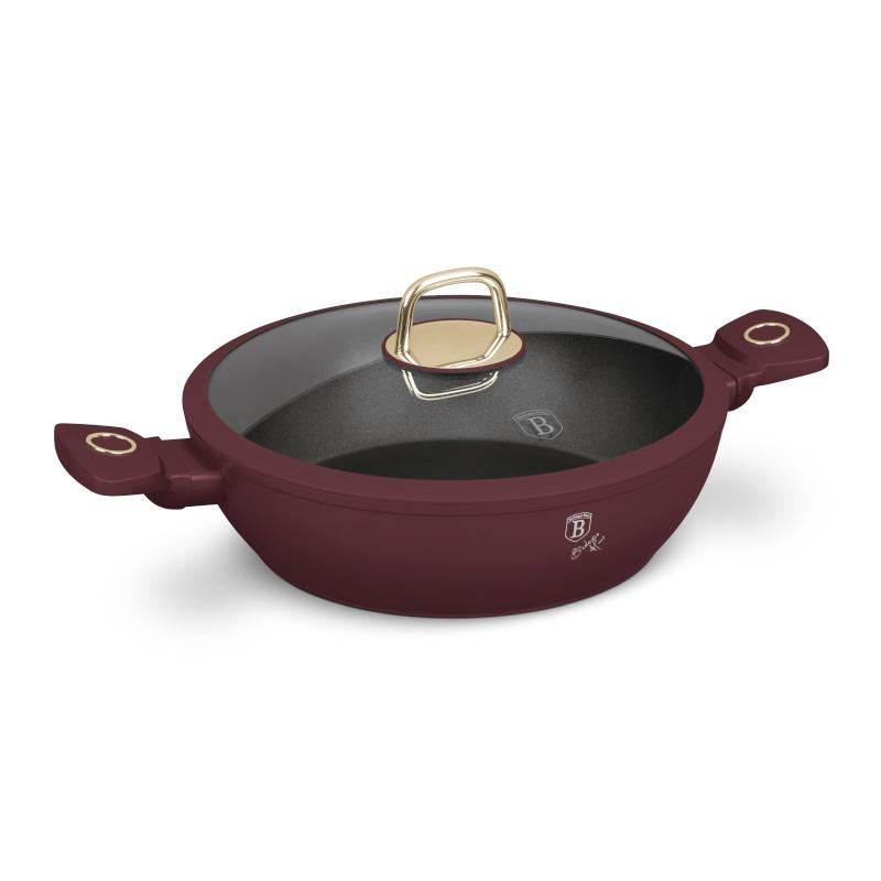 Berlingerhaus Kastrol s titanovým povrchem a poklicí 28 cm Leonardo Collection