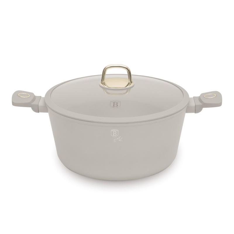 Berlingerhaus Kastrol s titanovým povrchem a poklicí 30 cm Sahara Collection