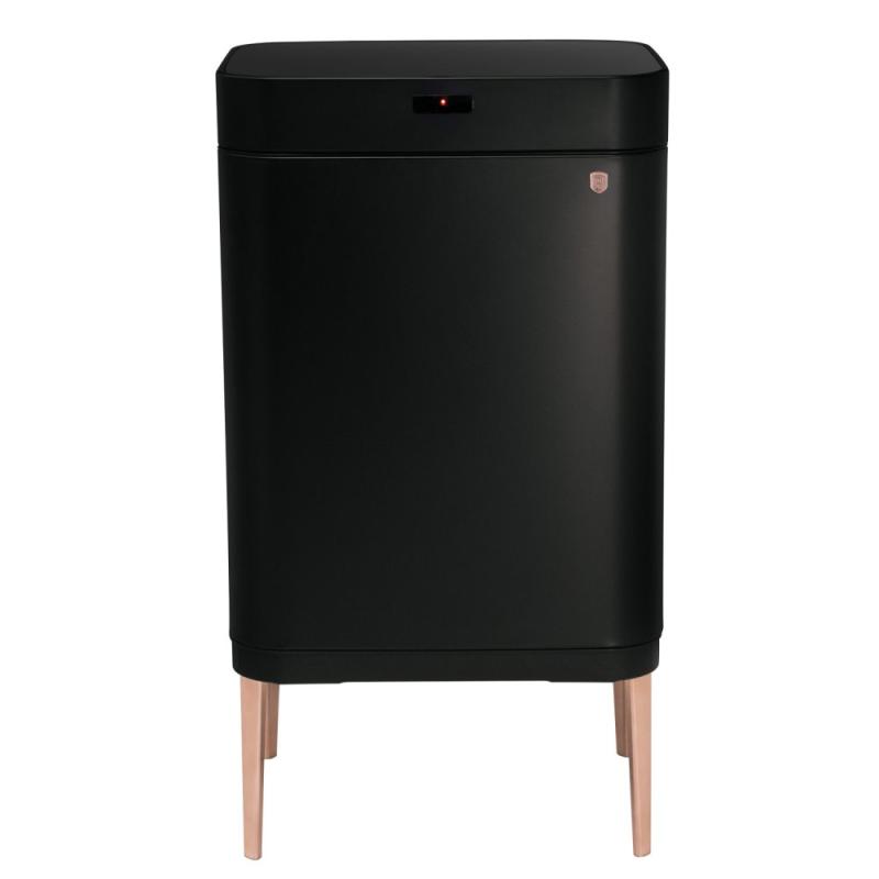 Berlingerhaus Koš odpadkový se senzorovým otvíráním 60 l Black Rose Collection