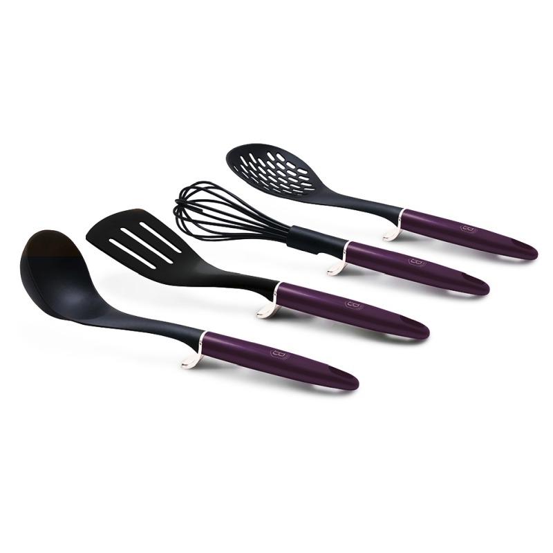 Berlingerhaus Kuchyňské náčiní sada 4 ks Purple Eclipse Collection