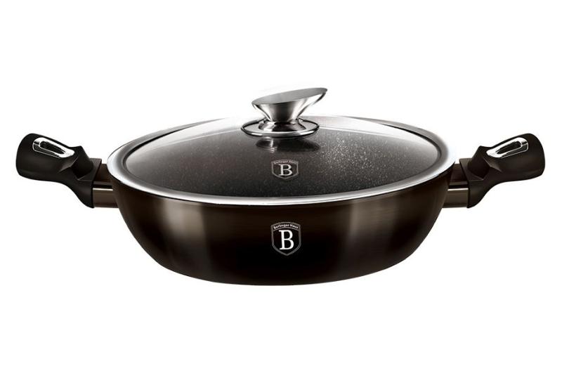 Berlingerhaus Pánev hluboká s poklicí 28 cm Shiny Black Collection