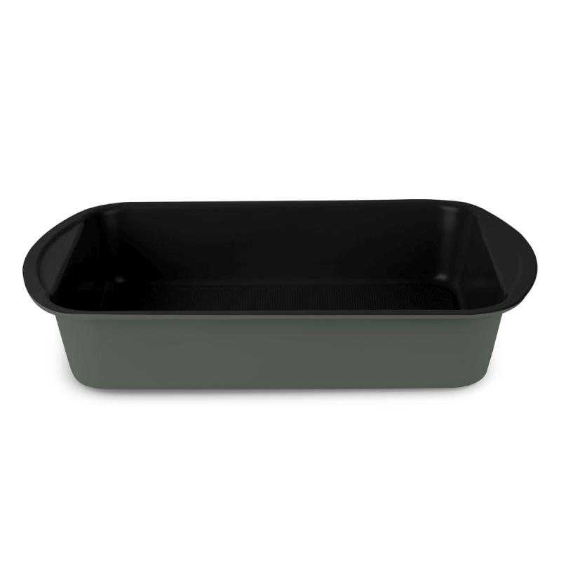 Berlingerhaus Plech na pečení hluboký s titanovým povrchem 40 x 28 cm Matte Green Collection