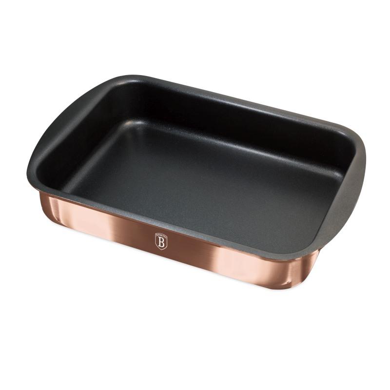 Berlingerhaus Plech na pečení s titanovým povrchem 35x27 cm Rose Gold Collection