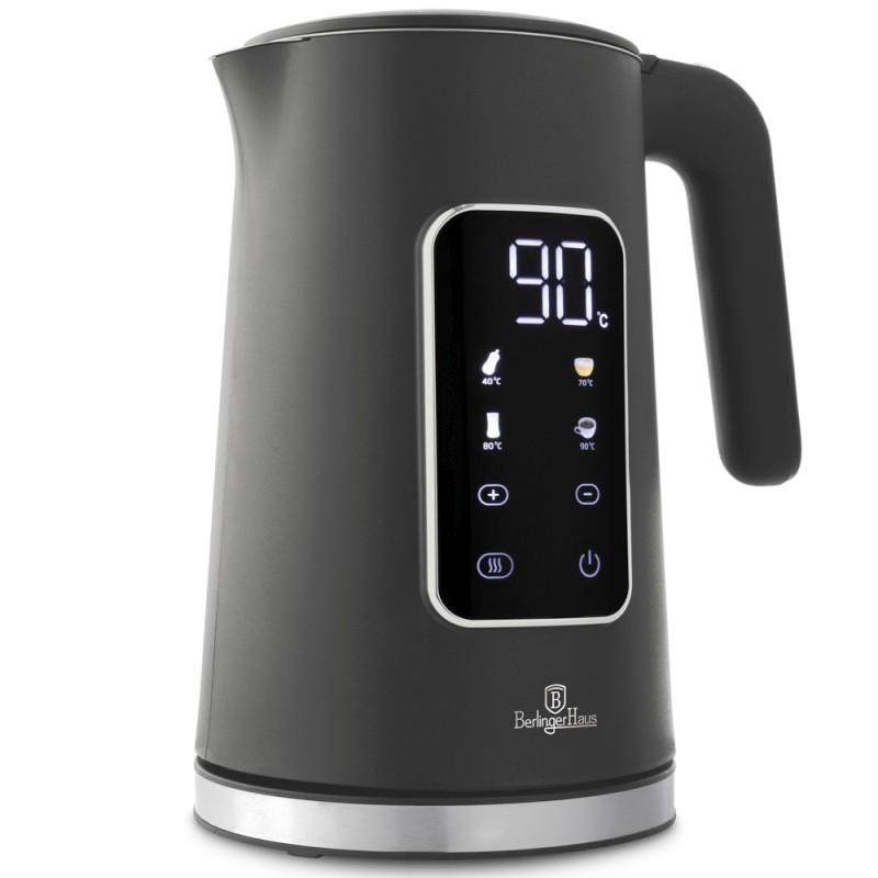 Berlingerhaus Rychlovarná konvice s regulací teploty digitální 1,7 l Antracit Collection