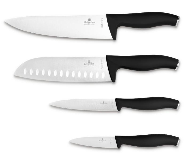 Berlingerhaus Sada nožů nerez 4 ks Matte Black Collection
