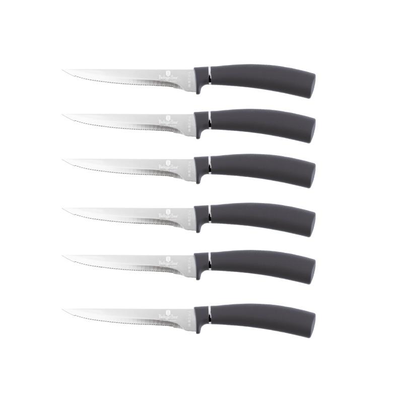 Berlingerhaus Sada steakových nožů 6 ks Carbon PRO Line