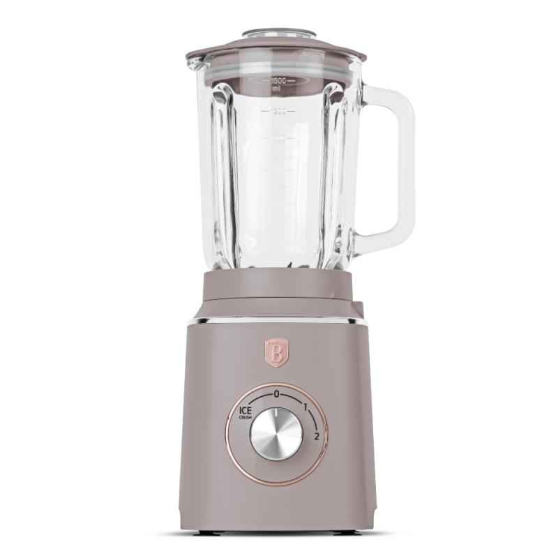 Berlingerhaus Stolní mixér se skleněnou nádobou 1,5 L 1000 W Taupe Collection