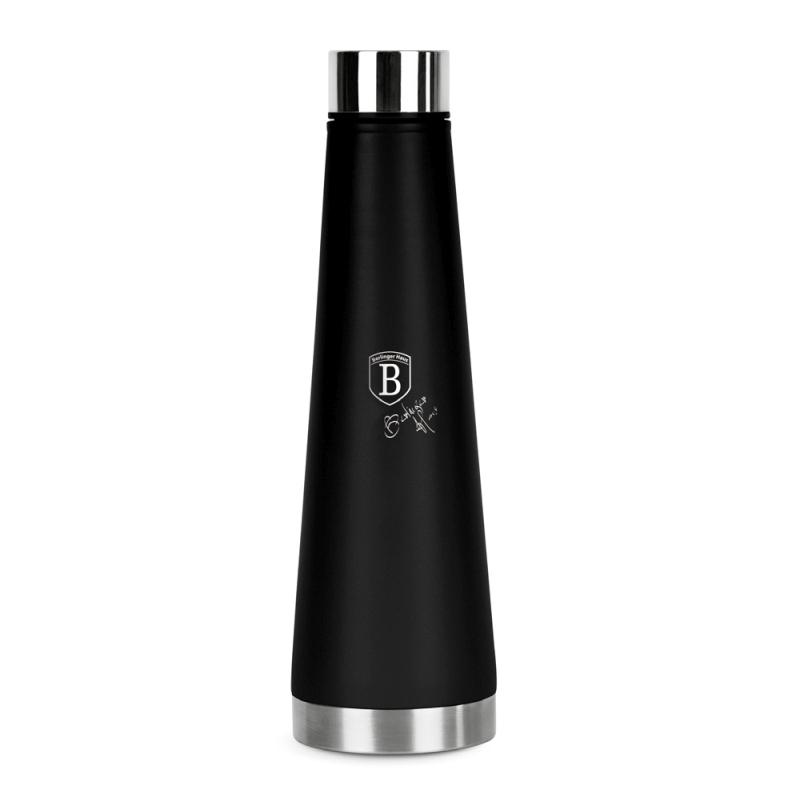 Berlingerhaus Termoska lahev na pití nerez 0,4 l Matte Black Collection