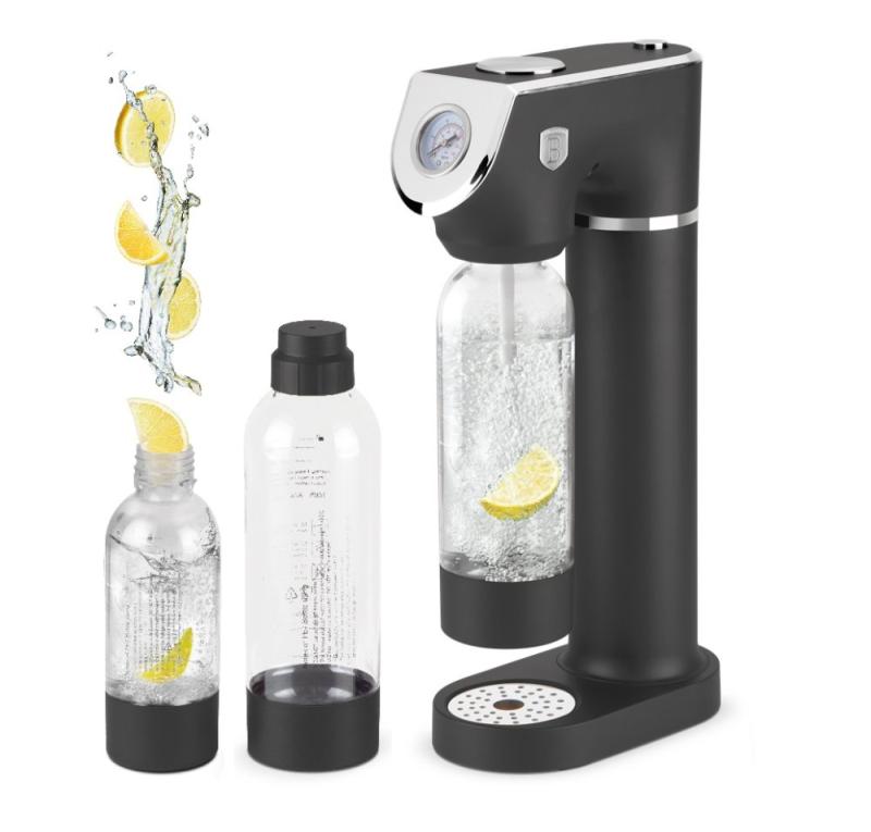 Berlingerhaus Výrobník sody SODABAR + 2 lahve Antracit Collection