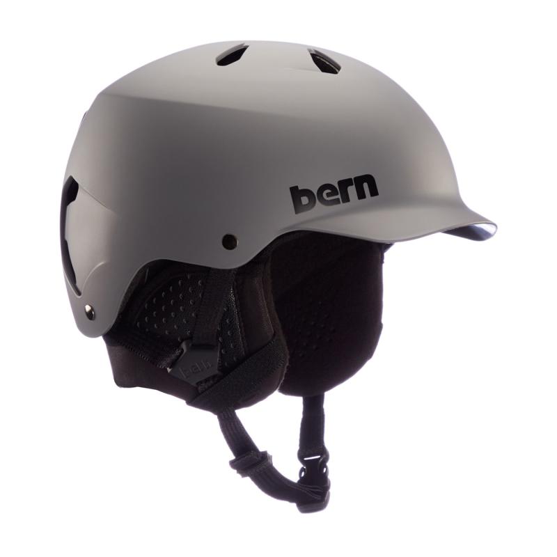 Bern Watts Classic matte grey snowboardová helma