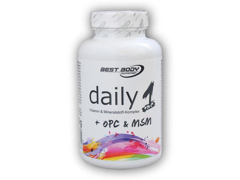 Levně Best Body Nutrition Daily one + OPC + MSM 100 kapslí