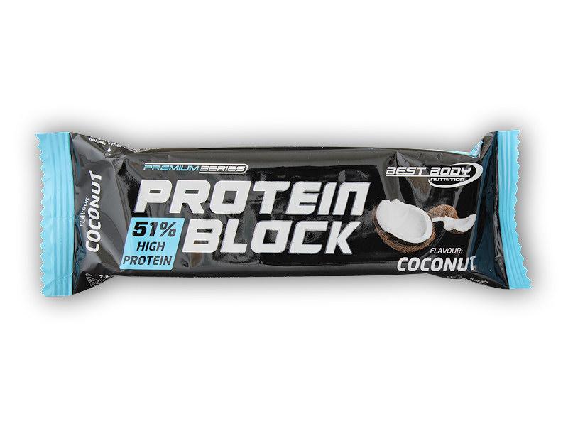 Levně Best Body nutrition Protein block 90 g - Vanilla