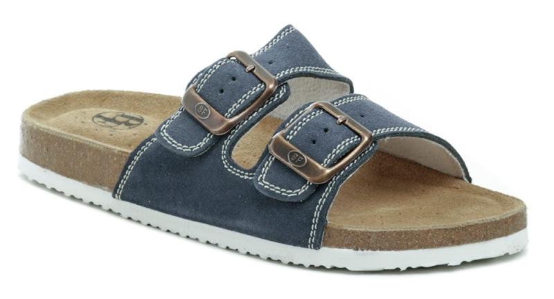 Best Feet BY-113-17-99 modré pánske nazúvaky