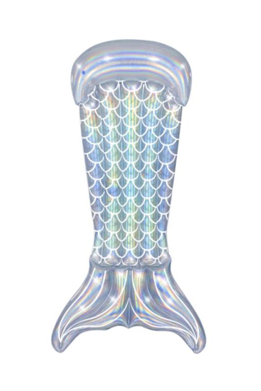 Bestway 43413 Nafukovacie lehátko Morská panna 193 x 101 cm, perleťová